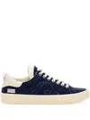 Springa Suede Embroidered Sneakers In Multi