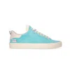Springa | Unique Vulcanized Sneakers Italian Handmade Men's Blue Wavy Suede Turquoise Sneakers In Blue