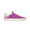 Springa | Unique Vulcanized Sneakers Italian Handmade Men's Purple Wavy Suede Violet Sneakers In Purple