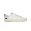 Springa | Unique Vulcanized Sneakers Italian Handmade Men's Wavy Leather White Sneakers In White