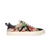 Springa | Unique Vulcanized Sneakers Italian Handmade Men's Wavy Military Sneakers In Multi