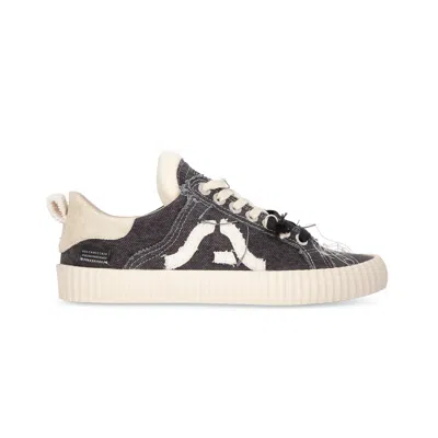 Springa | Unique Vulcanized Sneakers Italian Handmade Men's Wavy Olona Black Sneakers In Multi