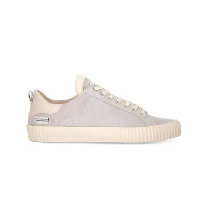 Springa | Unique Vulcanized Sneakers Italian Handmade Men's Wavy Suede Grey Sneakers In Gray