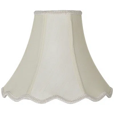 Springcrest Carleton Creme Scallop Bell Lamp Shade 5x12x10 (spider)