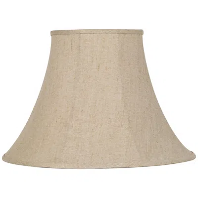 Springcrest Coulston Beige Bell Linen Lamp Shade 9x19x12.5 (spider)