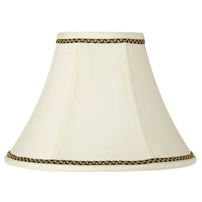 Springcrest Creme Shade With Gold And Black Trim 7x16x12 (spider)