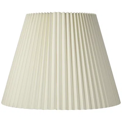 Springcrest Edie Ivory White Pleated Lamp Shade 11x19x14.5 (spider)