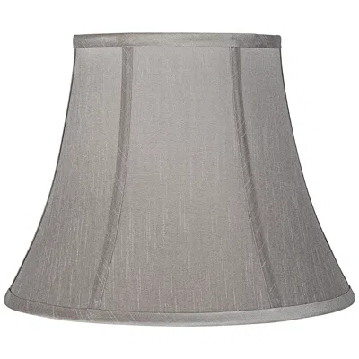 Springcrest Evalyn Pewter Gray Bell Lamp Shade 8x14x11 (spider)