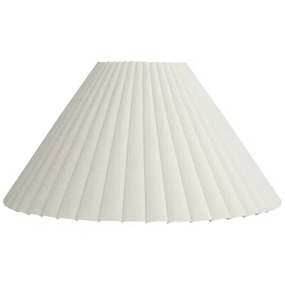 Springcrest Falco Antique White Pleat Lamp Shade 6.75x20.75x12.5 (spider)