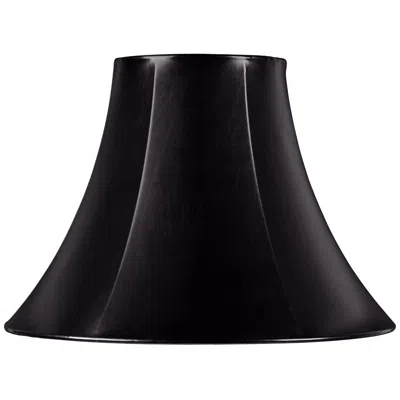 Springcrest Ginna Black Faux Leatherette Bell Shade 7x16x12 (spider)