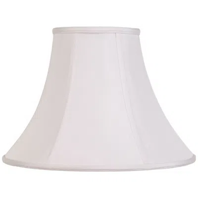 Springcrest Ginna Classic White Fabric Bell Shade 7x16x12 (spider)
