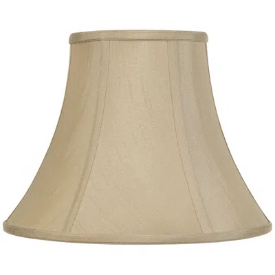Springcrest Ginna Taupe Fabric Flared Bell Lamp Shade 7x14x11 (spider)