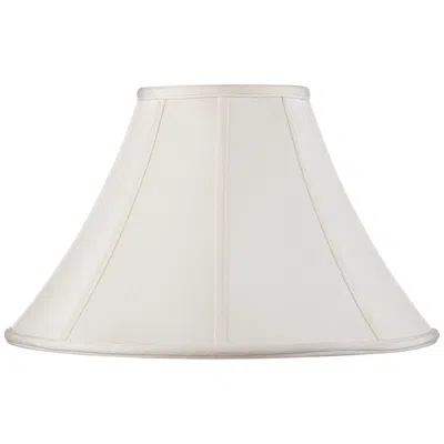 Springcrest Griffin Off-white Shantung Lamp Shade 7x18x10.5 (spider)