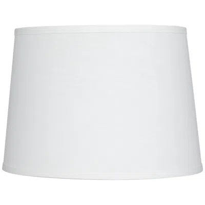 Springcrest Harvey White Linen Drum Lamp Shade 12x14x10x10 (spider)
