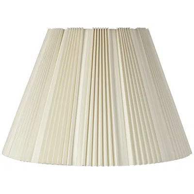 Springcrest Hosea Eggshell White Pleated Bell Shade 10x19x13x12.25 (spider)