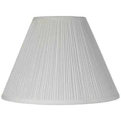 Springcrest Ira White Pleated Lamp Shade 6.5x15x11 (spider)