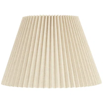 Springcrest Isadore Beige Pleated Lamp Shade 10.5x19x12.5 (spider)