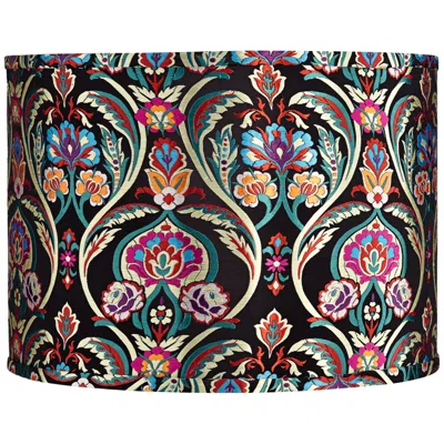 Springcrest Julie Bohemian Embroidered Drum Lamp Shade 15x15x11 (spider)