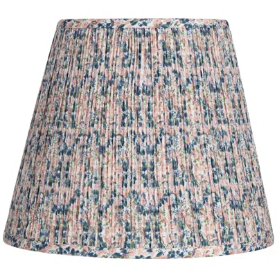 Springcrest Kasey Pink Blue Floral Shirred Empire Shade 8x13x11 (spider)