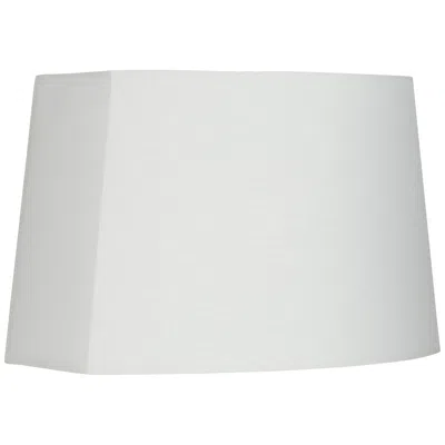Springcrest Kipp White Modified Oval Lamp Shade 10/12.5x11/15x10 (spider)