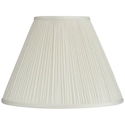 Springcrest Lidia Off-white Mushroom Pleated Empire Shade 7x16x12 (spider)
