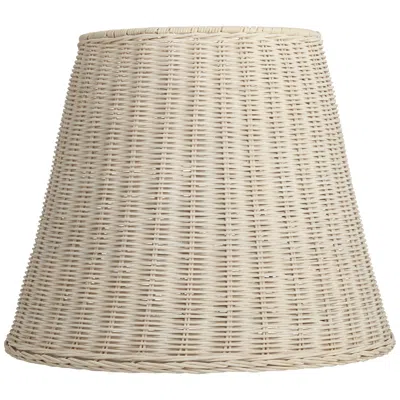 Springcrest Lydia Soft Beige Rattan Lamp Shade 10x16x13.25 (spider)