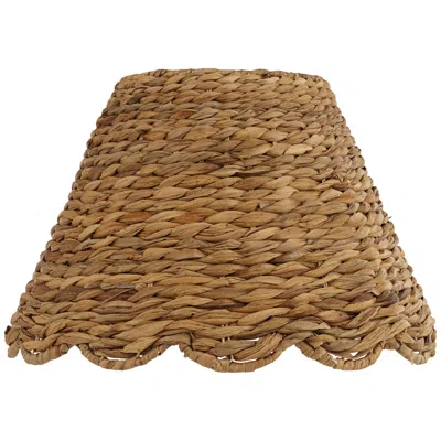 Springcrest Mambo Scalloped Water Grass Lamp Shade  7x15x9.5 (spider)