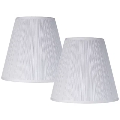 Springcrest Mushroom Pleated Shades 9x16x14.5 (spider) Set Of 2