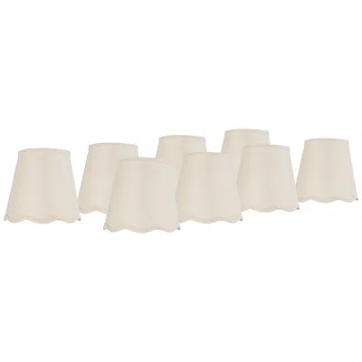 Springcrest Mylie Off-white Empire Lamp Shade 4x6x5.5 (clip-on) Set Of 8