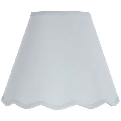 Springcrest Mylie Soft Blue Scallop Empire Shade 6x12x9.5x9 (spider)