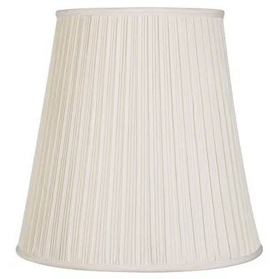 Springcrest Ottie Creme Mushroom Pleated Lamp Shade 12x18x18 (spider)