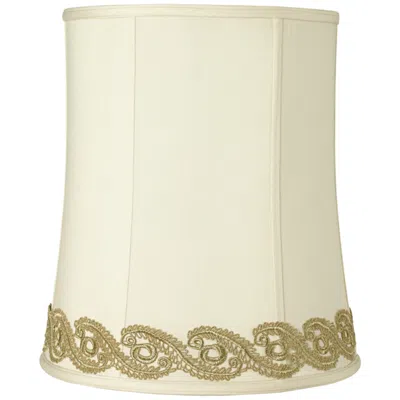 Springcrest Reuben Deep Shade With Gold Vine Lace Trim 12x14x16 (spider)