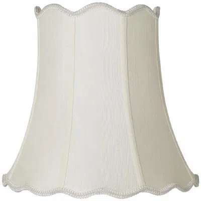 Springcrest Saba Creme Scallop Bell Lamp Shade 10x16x15 (spider)