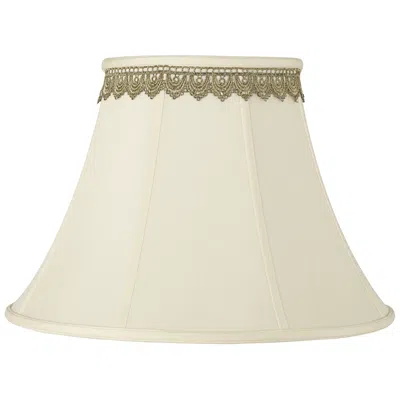 Springcrest Shade With Gold Lace Trim 9x18x13 (spider)