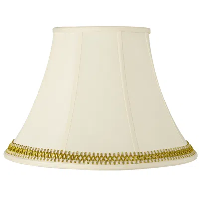 Springcrest Shade With Gold Satin Weave Trim 9x18x13 (spider)