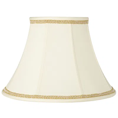 Springcrest Shade With Gold With Ivory Trim 9x18x13 (spider)