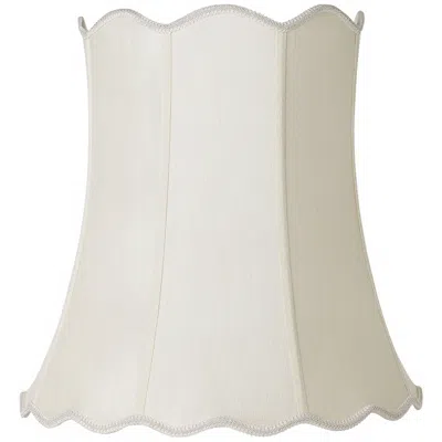 Springcrest Shirley Creme Scallop Bell Lamp Shade 14x20x20 (spider)