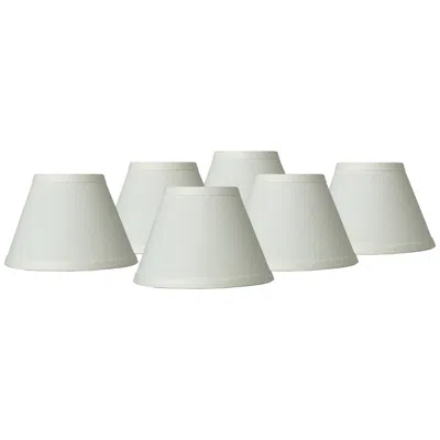 Springcrest Spingcrest Taya Cream Chandelier Lamp Shades 3.5x7x5 (clip-on) Set Of 6
