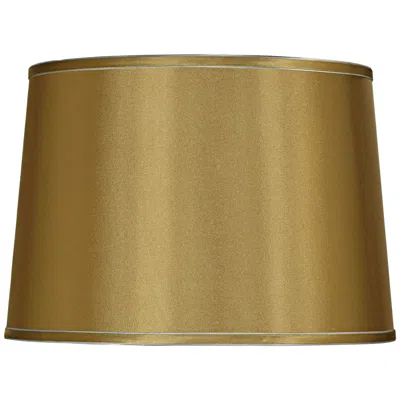 Springcrest Sydnee Gold With Silver Trim Drum Shade 14x16x11 (spider)
