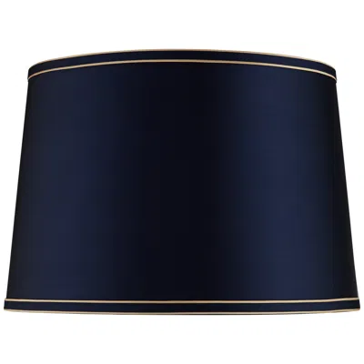Springcrest Sydnee Navy Blue With Gold Trim Shade 14x16x11 (spider)