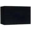 Springcrest Tomi Black Rectangular Hardback Shade 8/16x8/16x10 (spider)