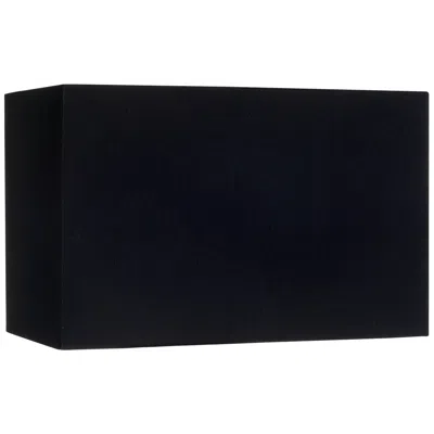Springcrest Tomi Black Rectangular Hardback Shade 8/16x8/16x10 (spider)