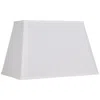 Springcrest Vina White Rectangular Shade 14/6x18/12x12  (spider)