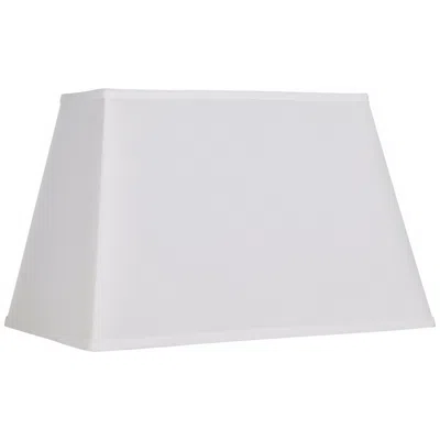 Springcrest Vina White Rectangular Shade 14/6x18/12x12  (spider)