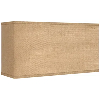 Springcrest Woven Burlap Rectangular Shade 8/17x8/17x10 (spider)