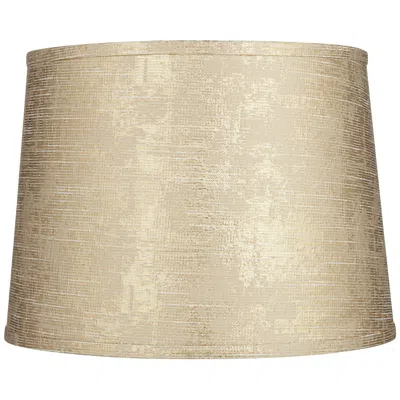 Springcrest Zena Embroidered Gold Tapered Drum Lamp Shade 13x15x11 (spider)