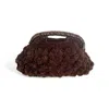 Springmoonatelier Women's Handmade Brown Crochet Designer Bag - A Unique And Statement-made Piece In Brown