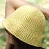 Springmoonatelier Women's Lemon Yellow Bucket Hat