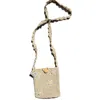 Springmoonatelier Women's Neutrals Daisy Raffia Beige Mobile Phone Bag