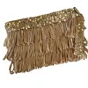 Springmoonatelier Women's Neutrals Luxury Star Cream – Sequin And Tassel Handmade Raffia Handbag
